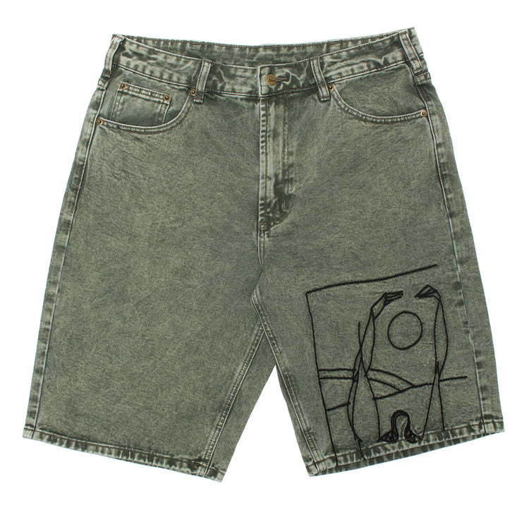 by Parra - Protecting The Sun Shorts
Color : Green