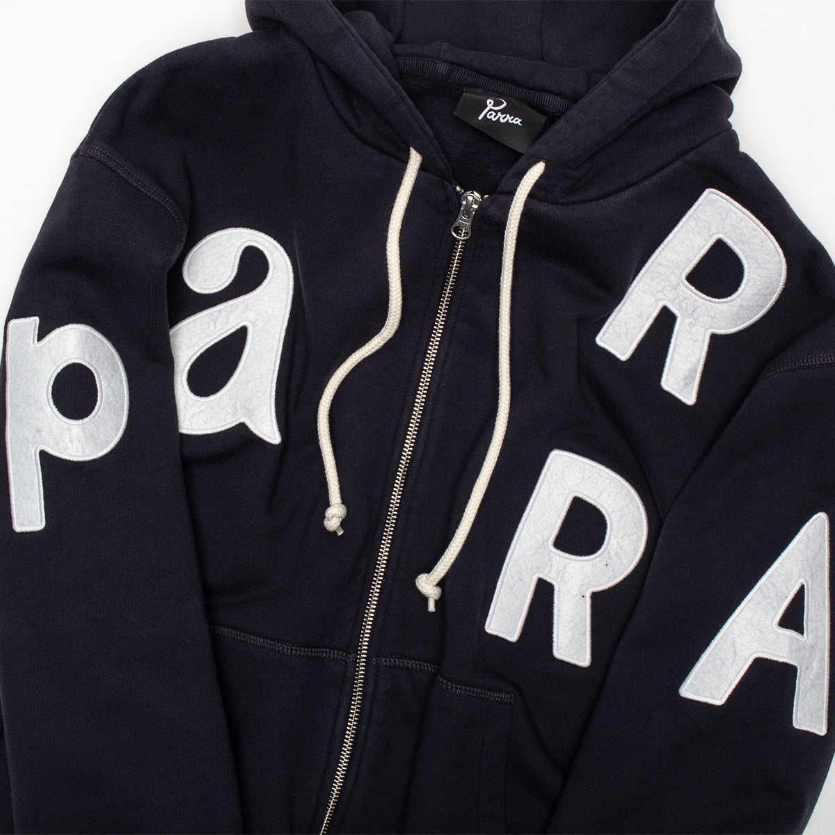 by Parra - Word Salad Zip Hoodie
Color : Dark Navy