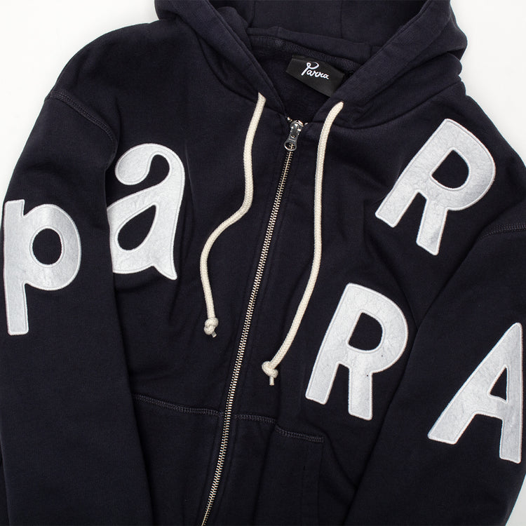 by Parra - Word Salad Zip Hoodie
Color : Dark Navy