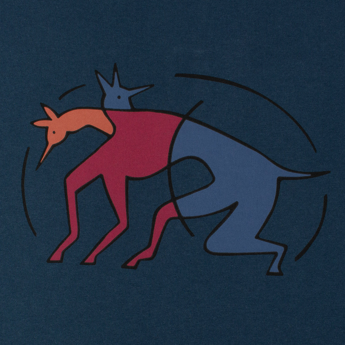 by Parra - The Zoomies T-Shirt
Color : Mallard Green