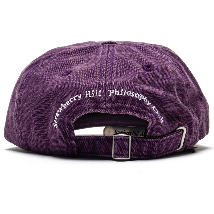 Strawberry Hill Philosophy Club - Logo Cap
Color : Overdyed Acai