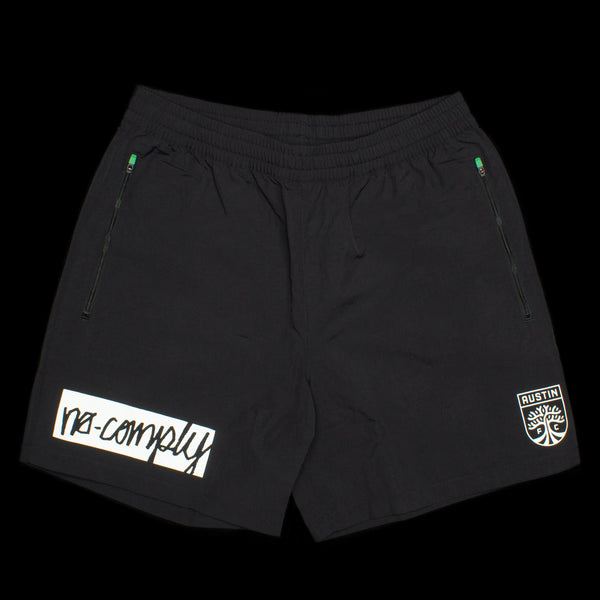 【ブラック（01）】AUSTIN SWEATSHORT Adidas No-Comply ATX x Austin FC Water Shorts - Orchard Skateshop