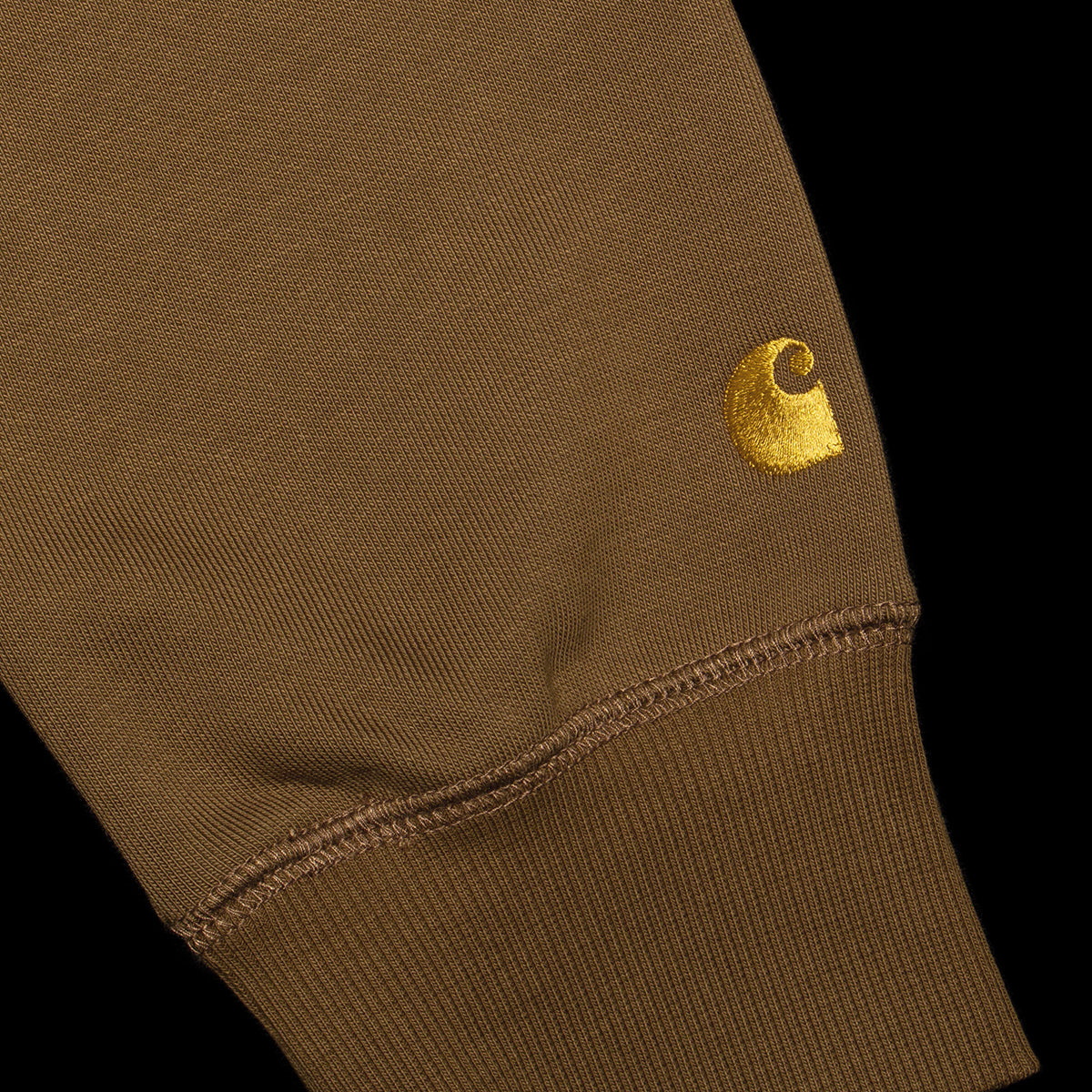 Carhartt WIP |&nbsp;Hooded Chase Jacket Style # I033664-218 Color : Chocolate / Gold