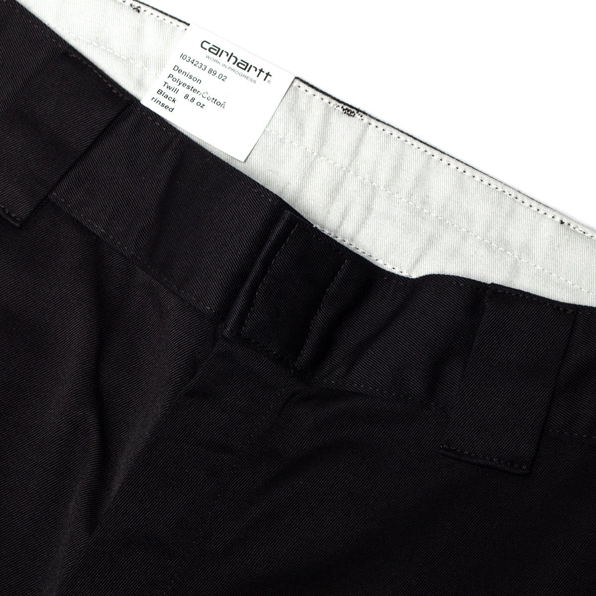 Carhartt WIP | Master Pant - Denison Twill Style # I034233-8902 Color : Black