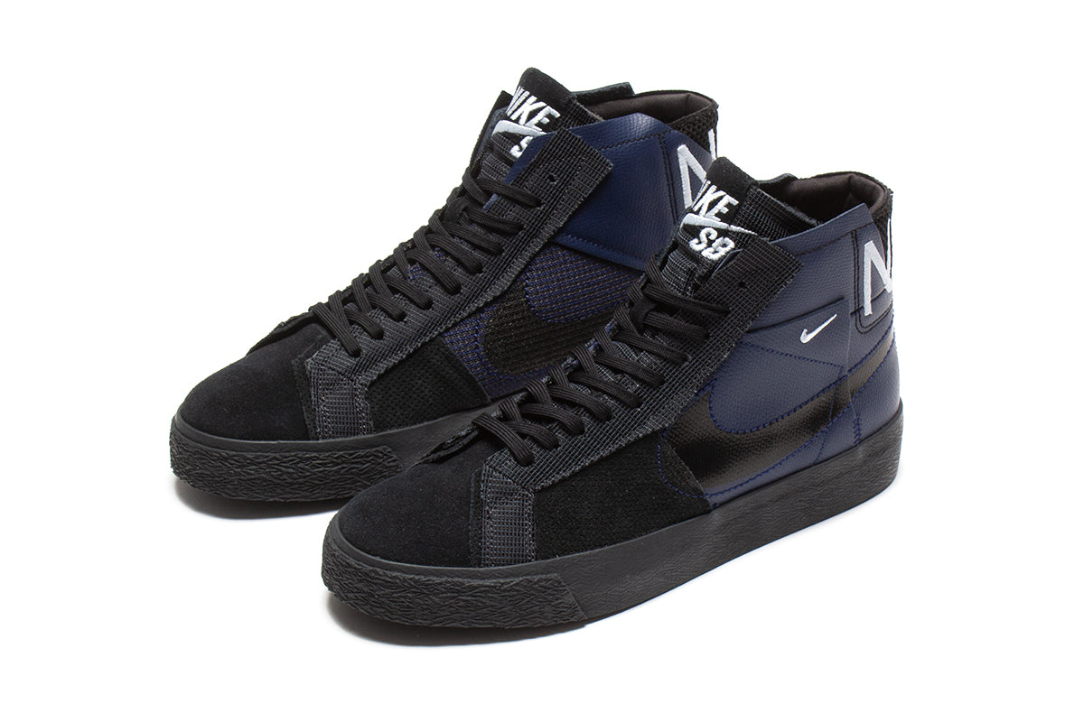 Nike SB | Zoom Blazer Mid Premium Style # FD5113-400 Color : Midnight Navy / Black