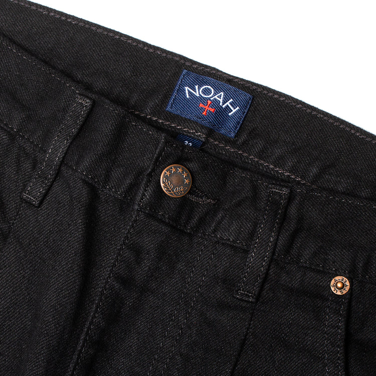 Noah | Pleated Jeans Color : Black