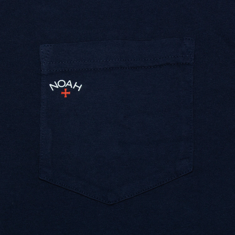 Noah | Classic L/S Pocket T-Shirt Color : Navy