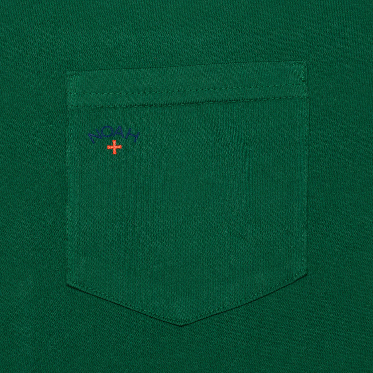 Noah | Core Logo Pocket T-Shirt Color : Spartan Green