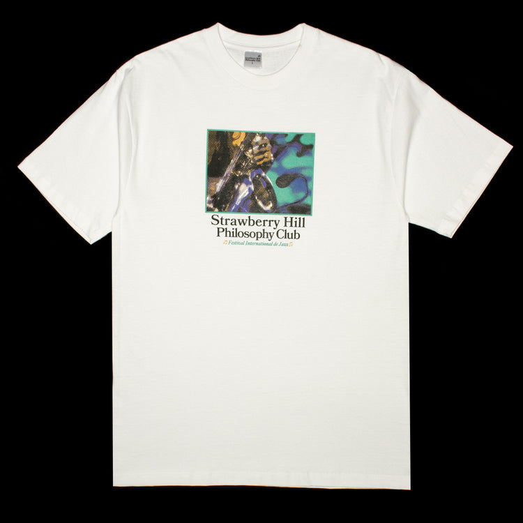 Strawberry Hill Philosophy Club - Jazz Festival T-Shirt
Color : White