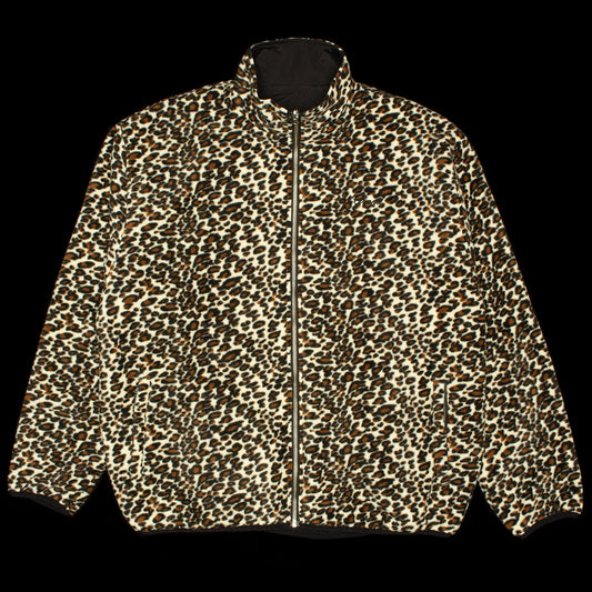 Grand Collection - Reversible Fleece Jacket
Color : Leopard Print / Black