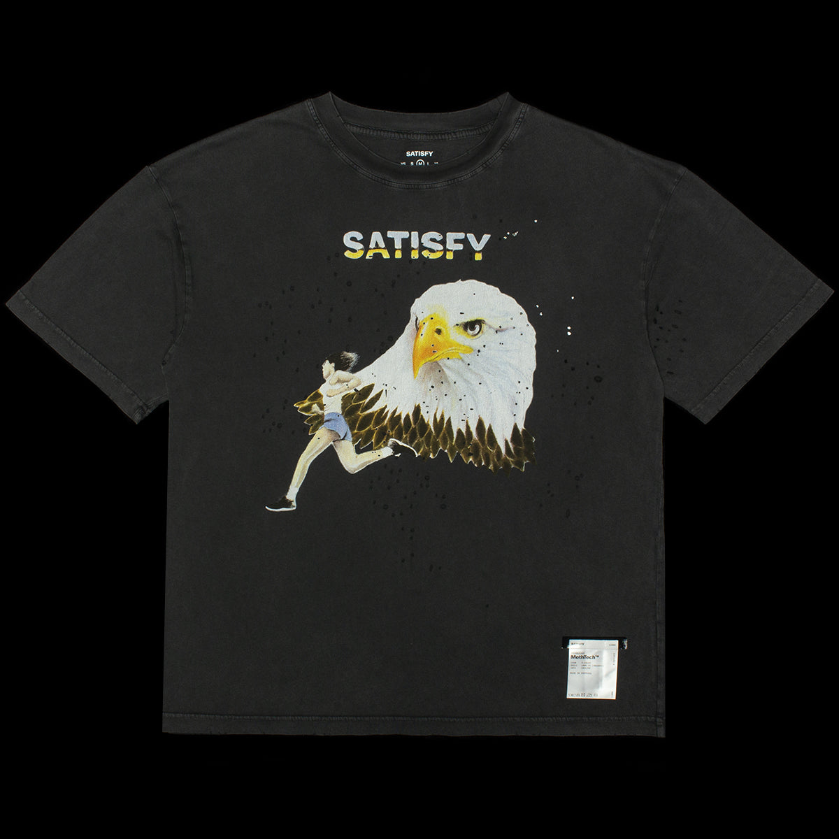 Satisfy - MothTech T-Shirt
Color : Aged Black