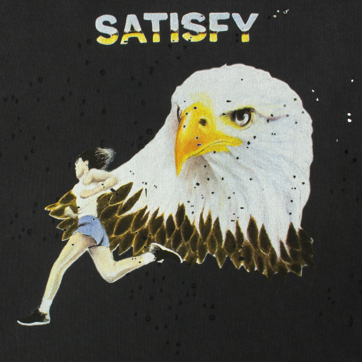 Satisfy - MothTech T-Shirt
Color : Aged Black