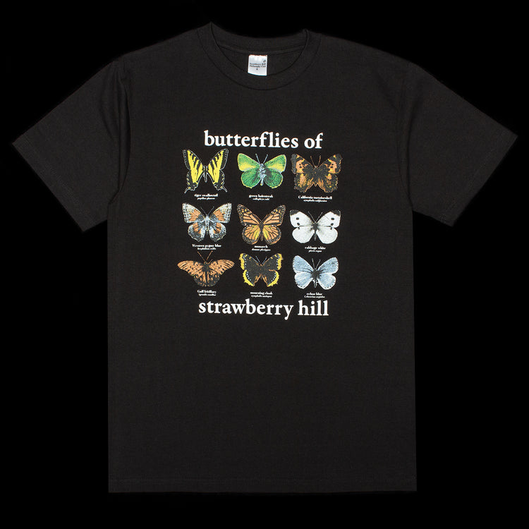 Strawberry Hill Philosophy Club - Butterflies Of Strawberry Hill T-Shirt
Color : Black