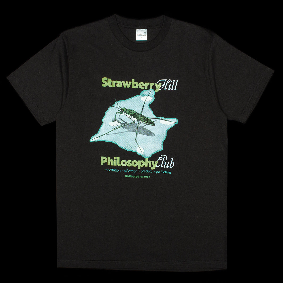 Strawberry Hill Philosophy Club - Meditation T-Shirt
Color : Black