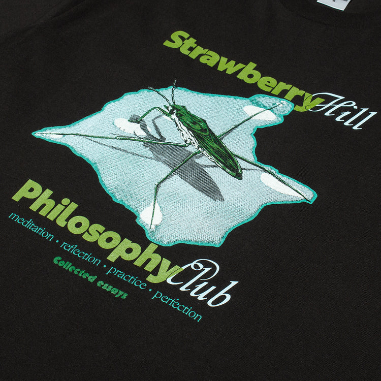 Strawberry Hill Philosophy Club - Meditation T-Shirt
Color : Black