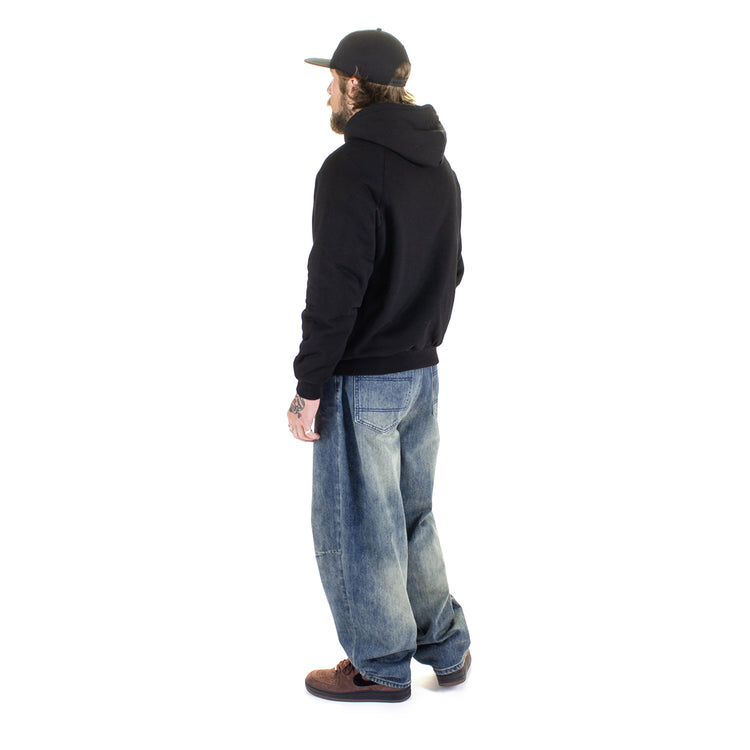 Plaid Lined Zip-Thru Hoodie