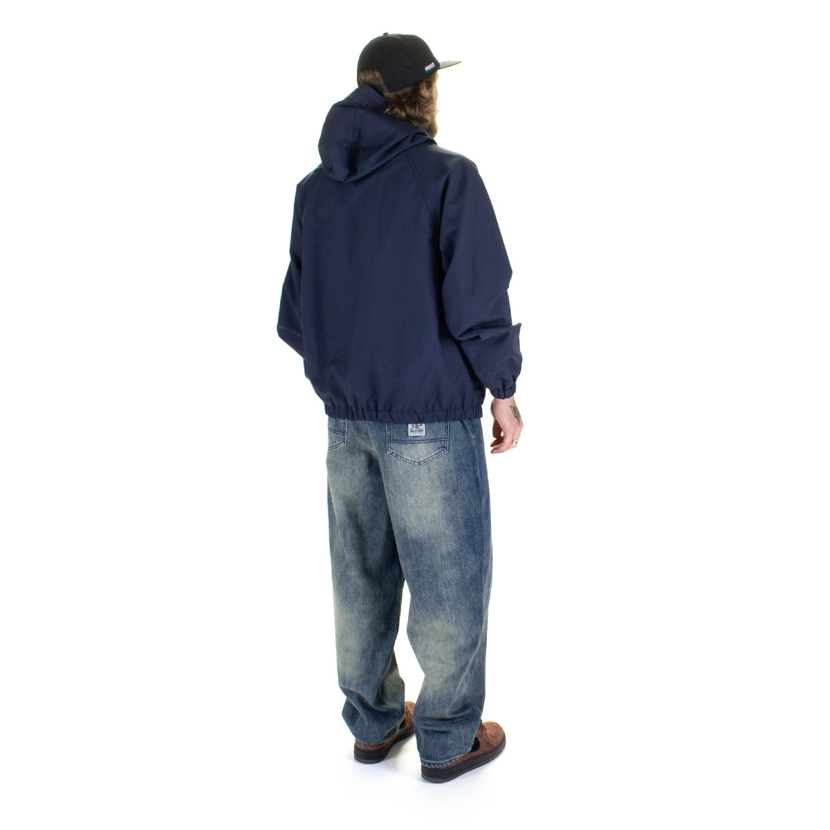 by Parra - Circular Rain Logo Jacket
Style # 56175
Color : Navy Blue