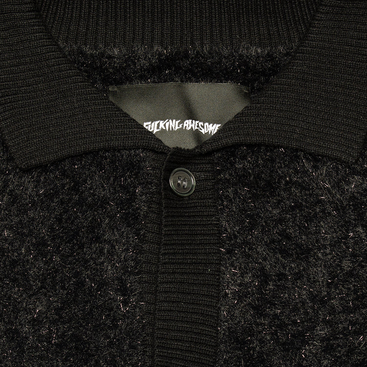 Fucking Awesome | Big Night Out Cardigan
Color : Black