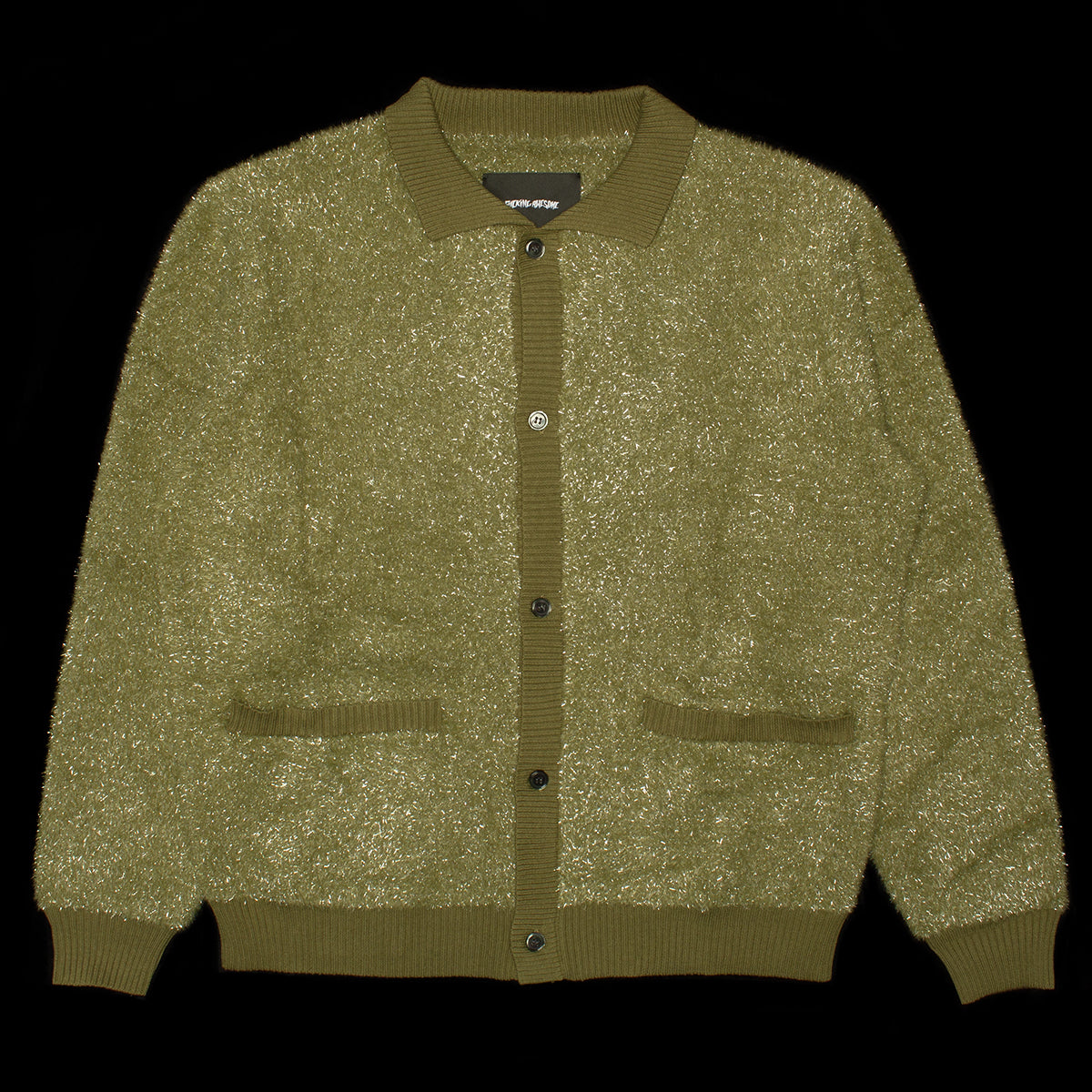 Fucking Awesome | Big Night Out Cardigan
Color : Olive