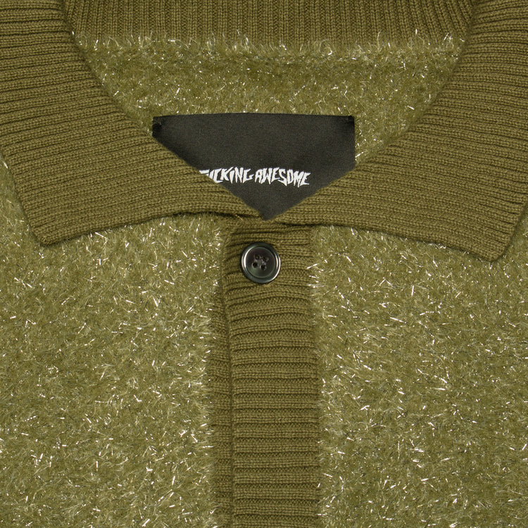 Fucking Awesome | Big Night Out Cardigan
Color : Olive