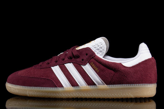 Adidas Skateboarding - Samba ADV
Style # KJ0265
Color : Shadow Red / Footwear White / Maroon