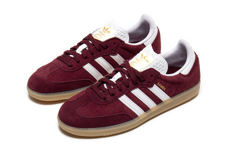 Adidas Skateboarding - Samba ADV
Style # KJ0265
Color : Shadow Red / Footwear White / Maroon