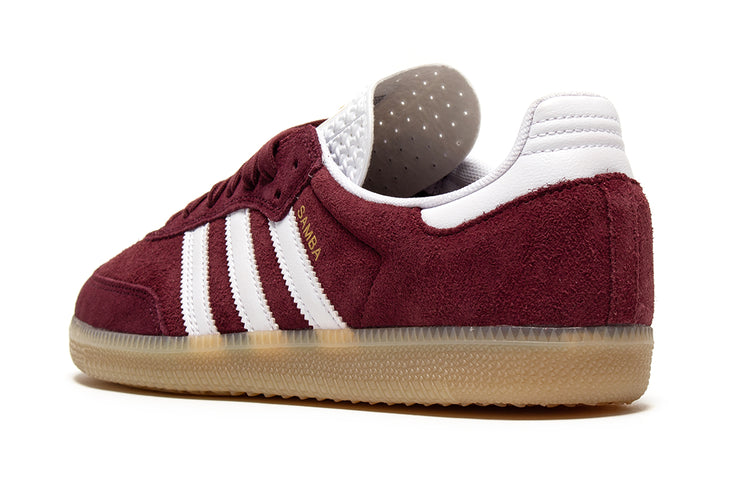 Adidas Skateboarding - Samba ADV
Style # KJ0265
Color : Shadow Red / Footwear White / Maroon