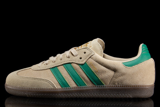 Adidas Skateboarding - Samba ADV
Style # KJ0262
Color : Sand Strata / Court Green / Gum