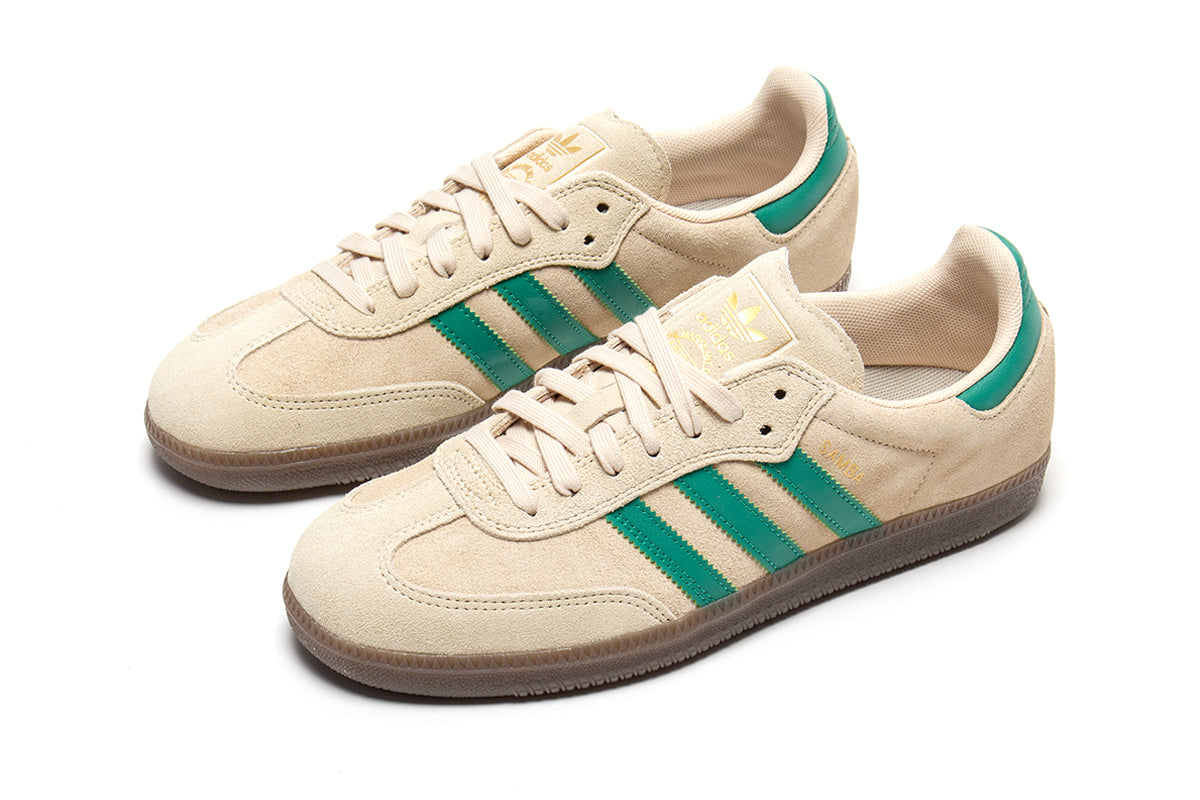 Adidas Skateboarding - Samba ADV
Style # KJ0262
Color : Sand Strata / Court Green / Gum