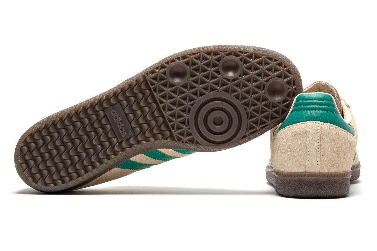 Adidas Skateboarding - Samba ADV
Style # KJ0262
Color : Sand Strata / Court Green / Gum