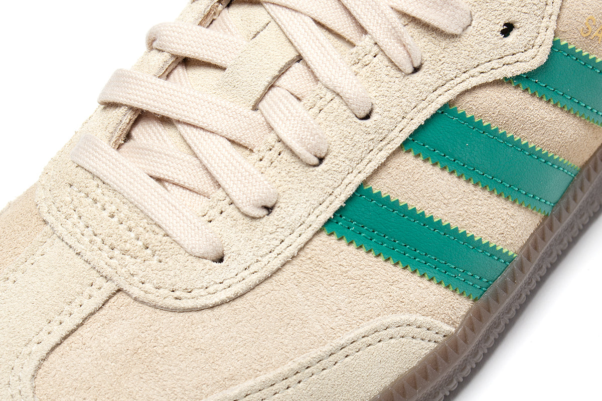 Adidas Skateboarding - Samba ADV
Style # KJ0262
Color : Sand Strata / Court Green / Gum
