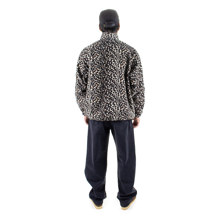 Grand Collection - Reversible Fleece Jacket
Color : Leopard Print / Black