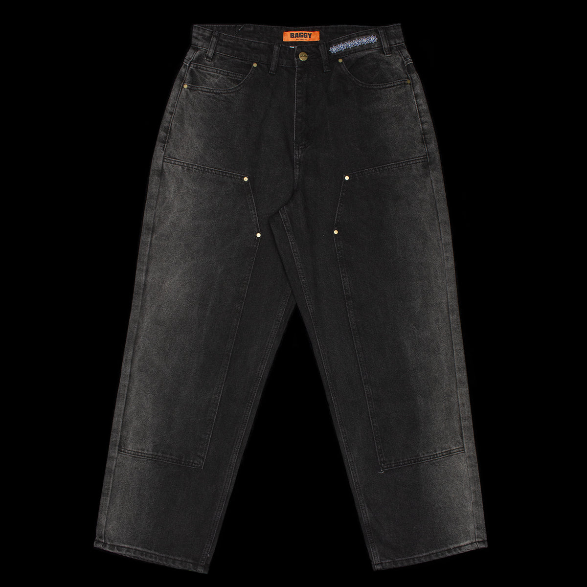 Butter Goods - Bronco Denim Jeans
Color : Washed Black