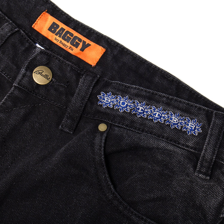 Butter Goods - Bronco Denim Jeans
Color : Washed Black