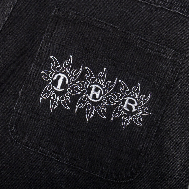 Butter Goods - Bronco Denim Jeans
Color : Washed Black