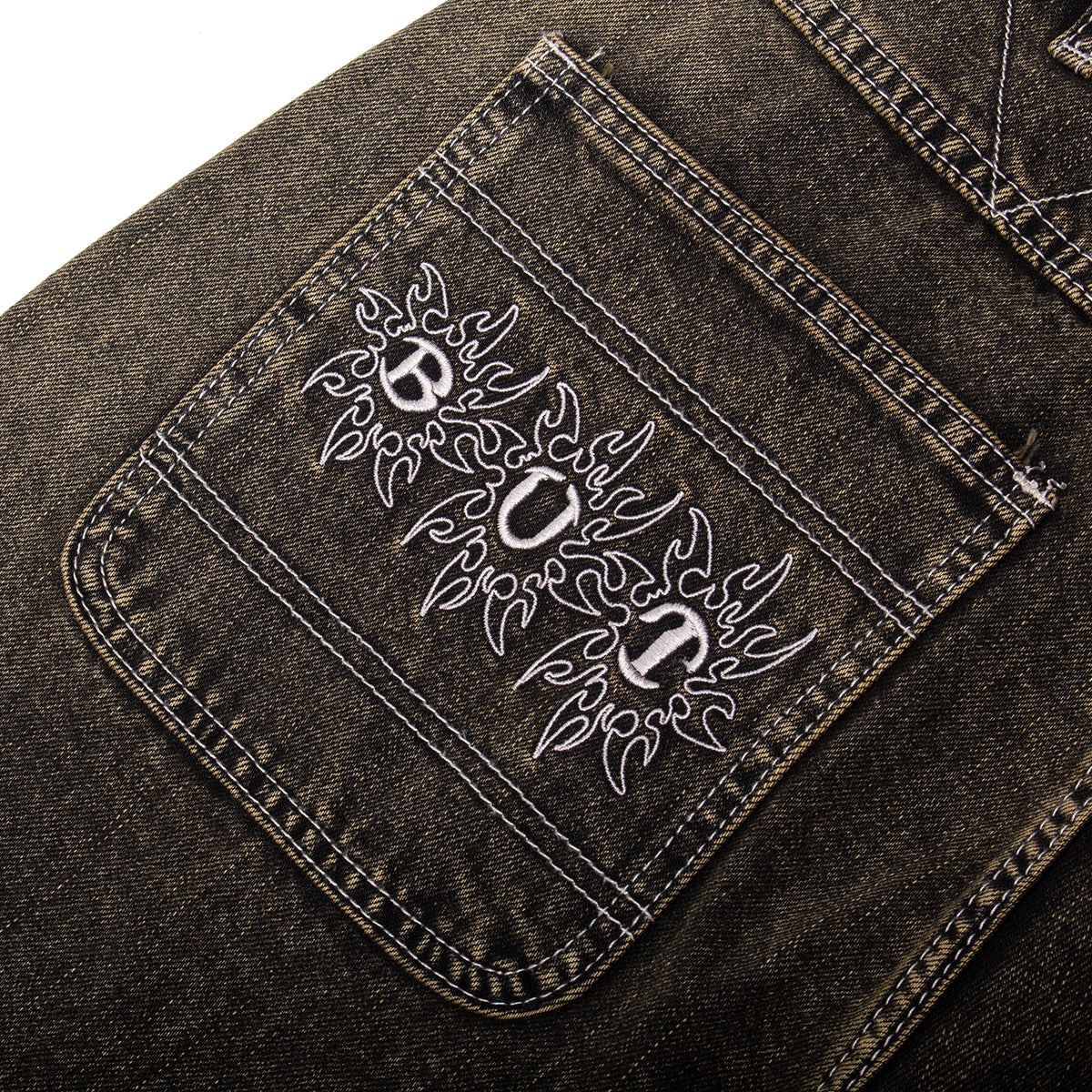 Butter Goods - Bronco Denim Jeans
Color : Brown Tint