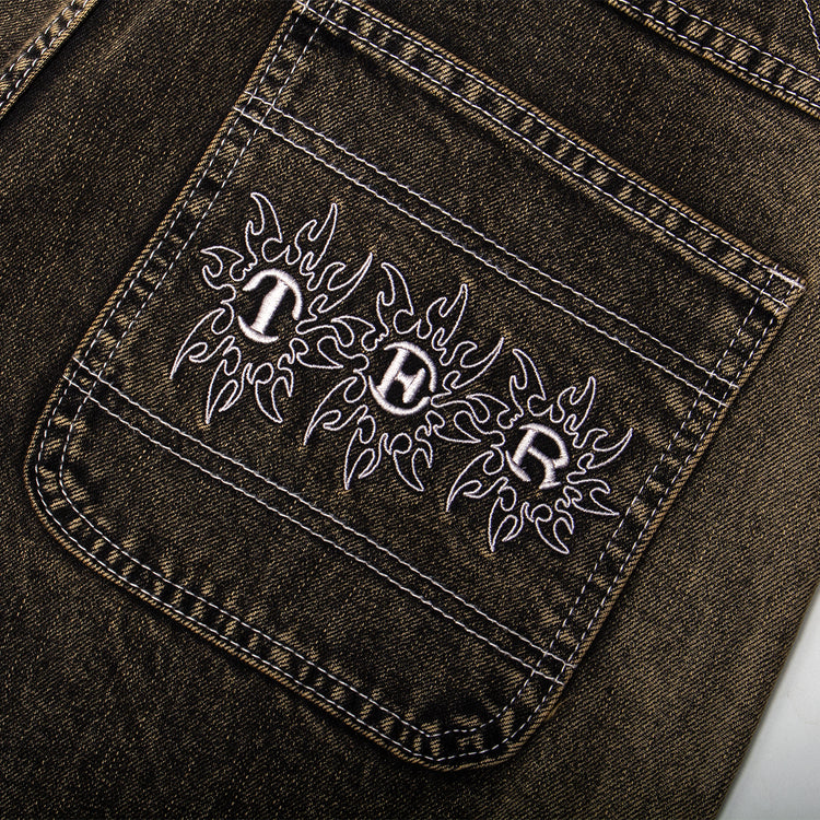 Butter Goods - Bronco Denim Jeans
Color : Brown Tint