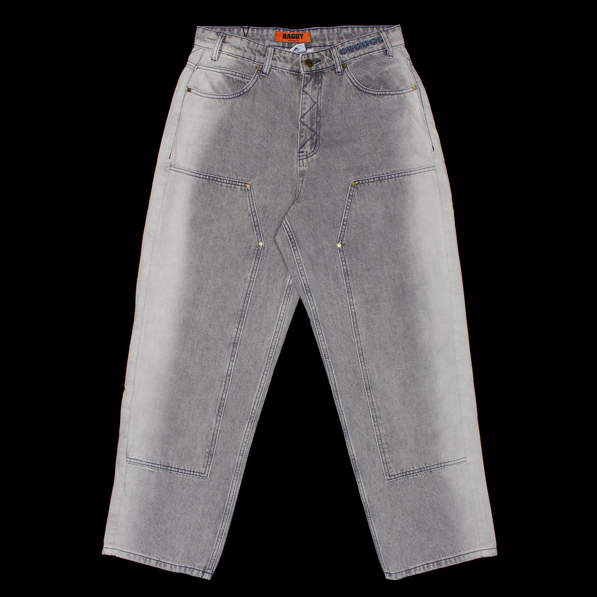 Butter Goods - Bronco Denim Jeans
Color : Washed Grey
