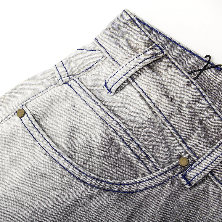 Butter Goods - Bronco Denim Jeans
Color : Washed Grey