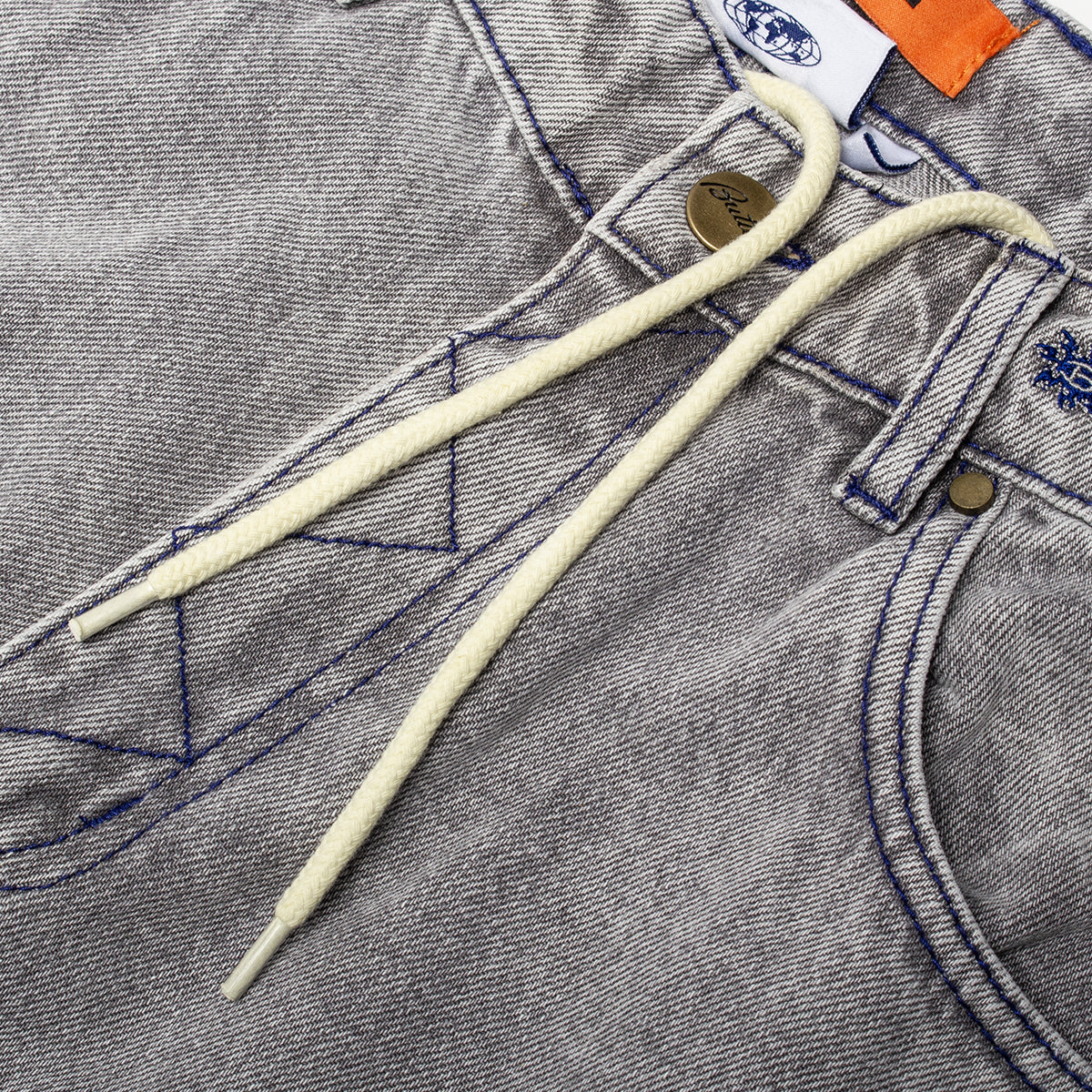Butter Goods - Bronco Denim Jeans
Color : Washed Grey