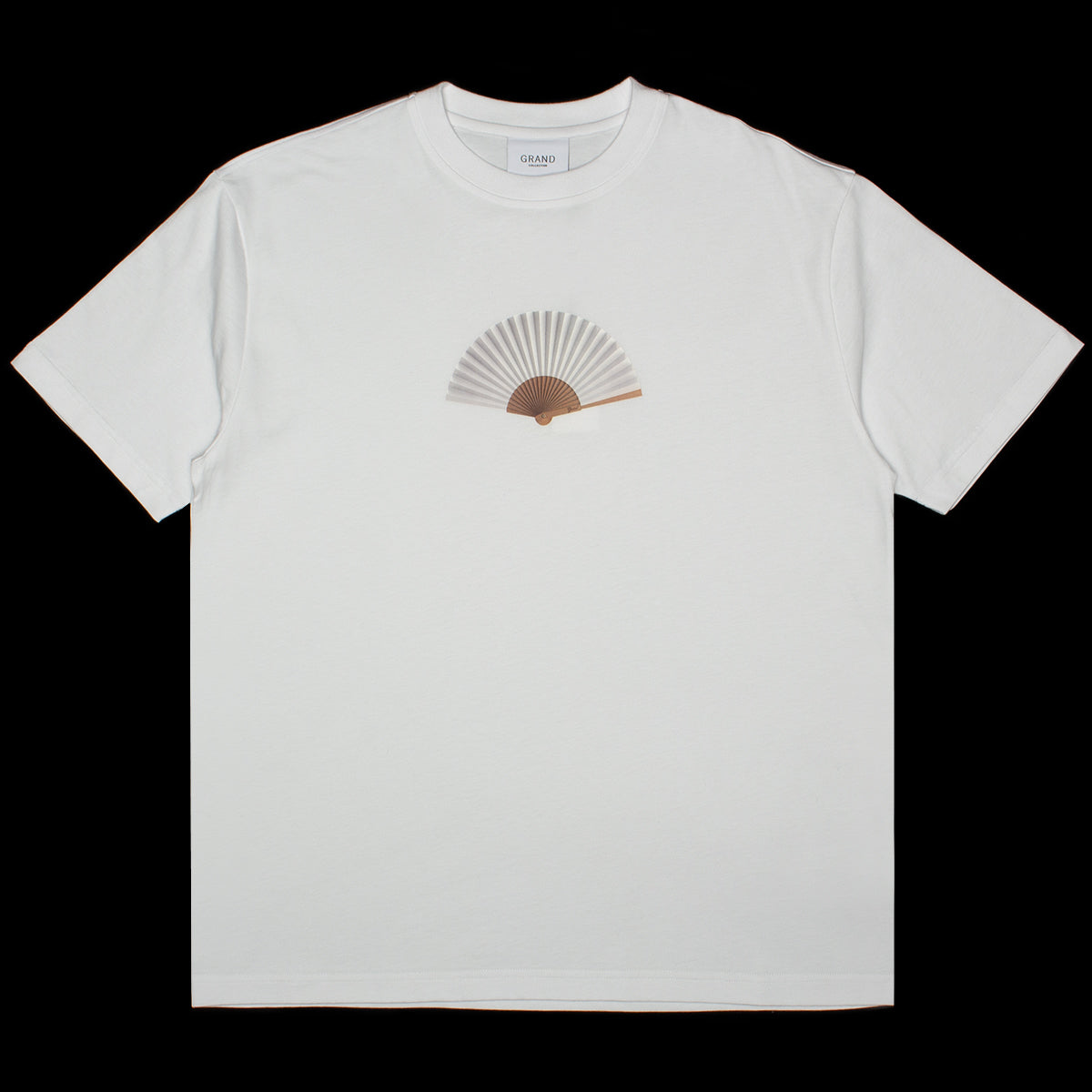 Grand Collection - Hand Fan T-Shirt
Color : White