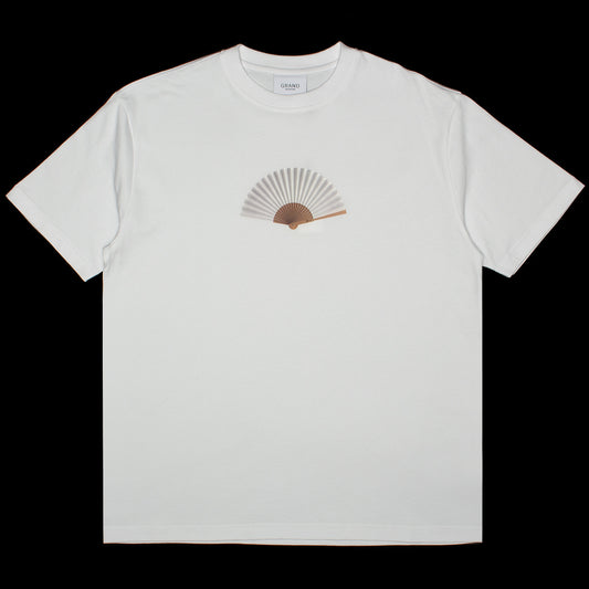 Grand Collection - Hand Fan T-Shirt
Color : White
