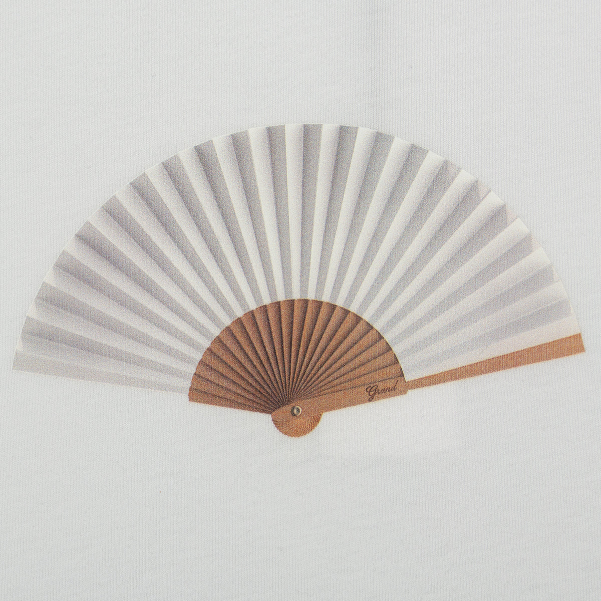 Grand Collection - Hand Fan T-Shirt
Color : White