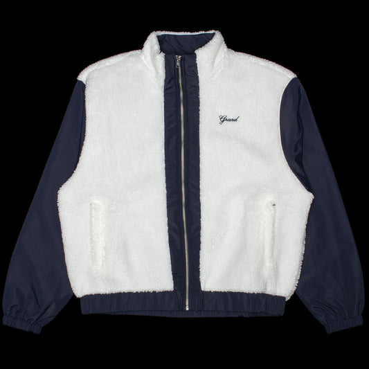 Grand Collection - Shibuya Sherpa Jacket
Color : White / Navy
