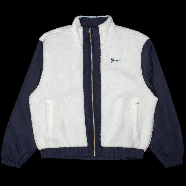 Grand Collection - Shibuya Sherpa Jacket
Color : White / Navy