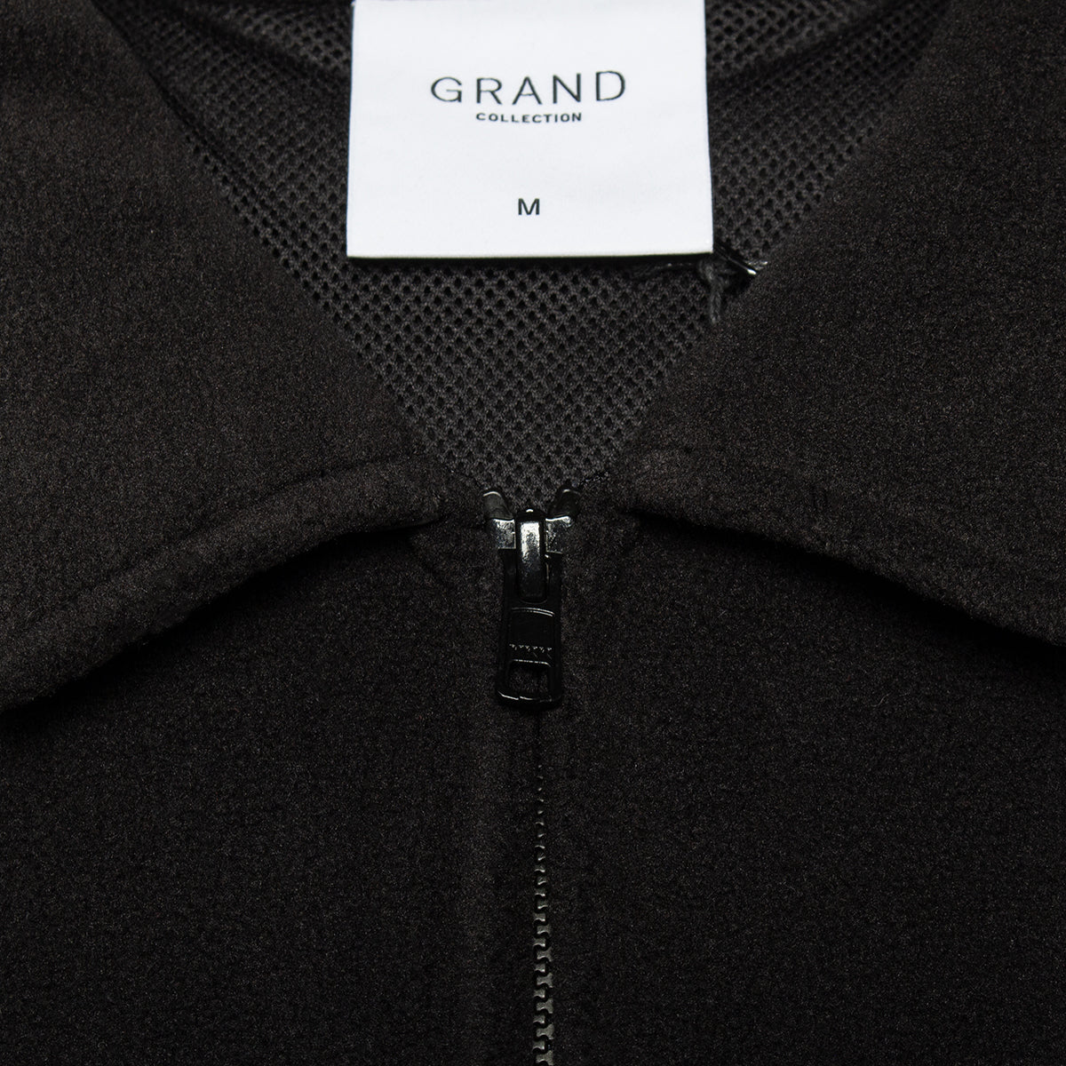 Grand Collection - Heavyweight Polar Fleece Jacket
Color : Black