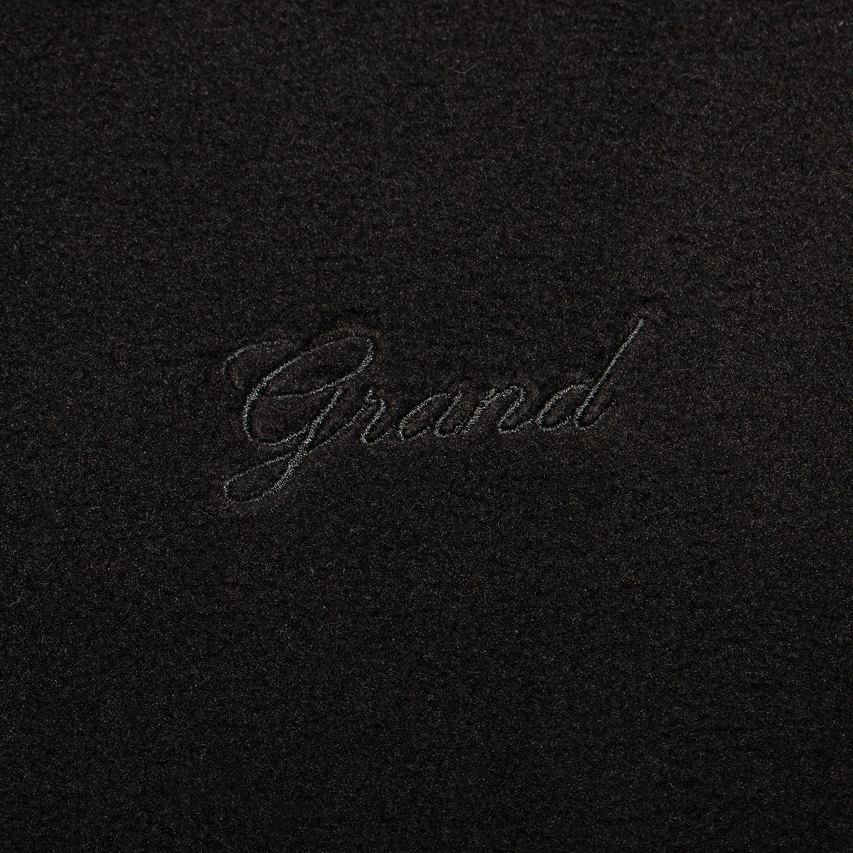 Grand Collection - Heavyweight Polar Fleece Jacket
Color : Black