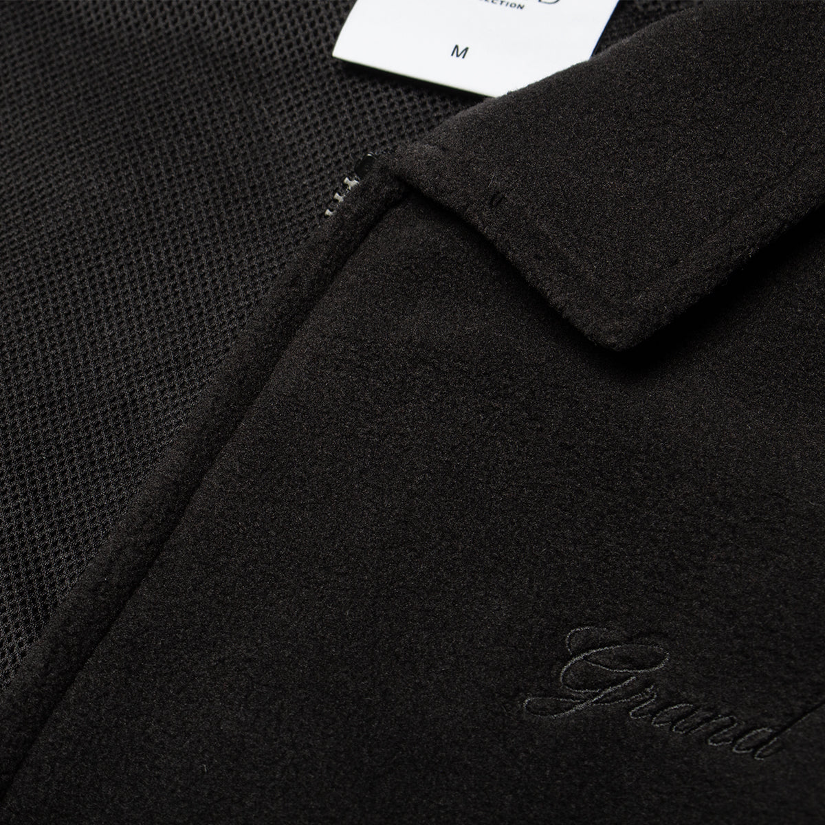 Grand Collection - Heavyweight Polar Fleece Jacket
Color : Black