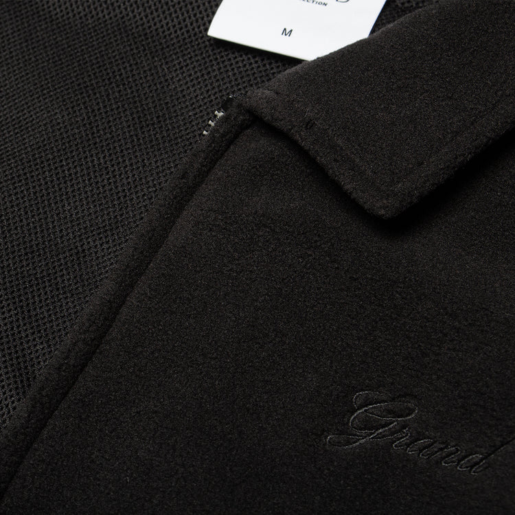 Grand Collection - Heavyweight Polar Fleece Jacket
Color : Black
