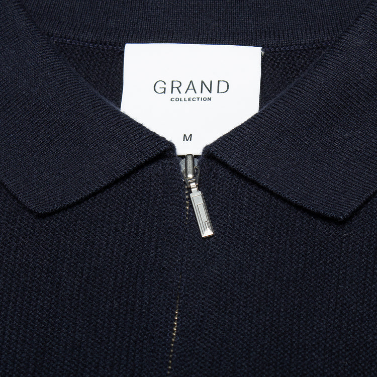 Knit Quarter Zip Sweater